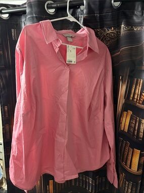 H&M Pink Button-Down Shirt